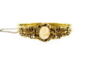 Vintage Oval Cameo Bangle Cuff Bracelet Design Gilt Brass 6 3/4" ID 1/2" Wide — Jewelry & Watches:Vintage & Antique Jewelry:F