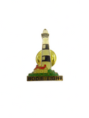 Bodie Light Bodie Island Lighthouse Travel Souvenir Hat or Lapel Pinback — front view