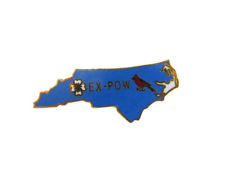 North Carolina Ex-POW 4H Club Lapel Hat Pinback