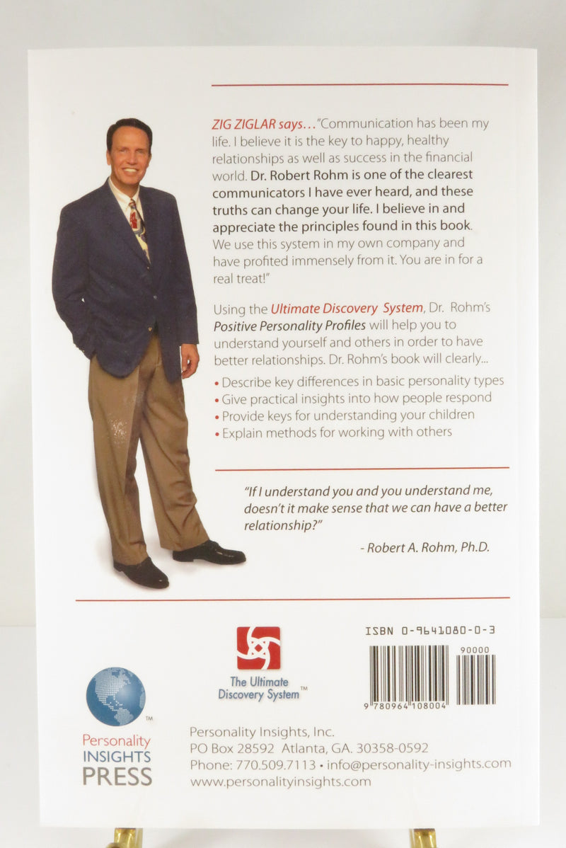 Positive Personality Profiles New Edition Robert A. Rohm Ph.D Personality Insights Press