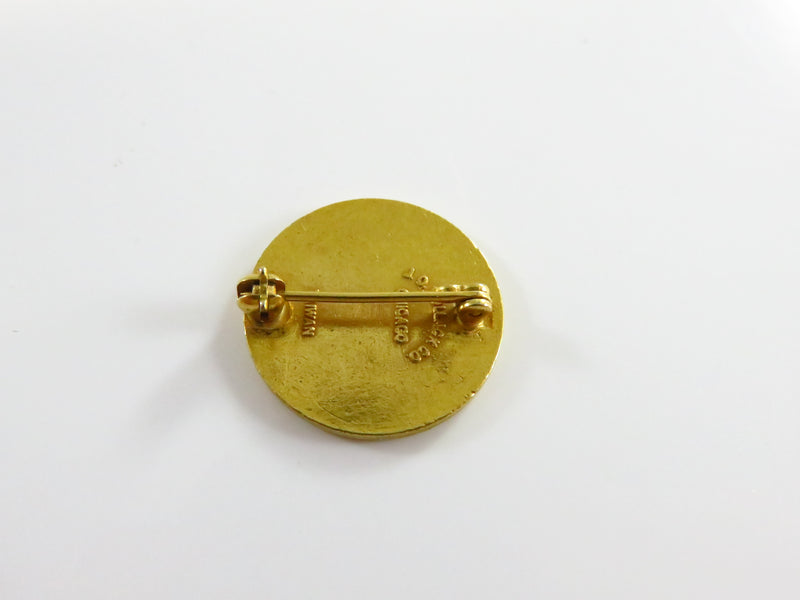 Vintage Teen-Age Hospital Volunteer Collar Pin J.O. Pollack Co Chicago Taiwan