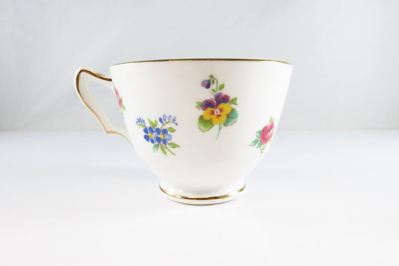 Vintage Royal Victoria Rose Pansy Fine Bone China Replacement Tea Cup