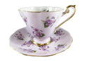 Royal Standard Fine Bone China 2612 Purple Violets Tea Cup & Saucer product image for Just Stuff I Sell, clear front view, neutral background, original listing photo, optimized descriptive alt text, centered composition