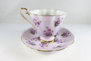 Royal Standard Fine Bone China 2612 Purple Violets Tea Cup & Saucer product image for Just Stuff I Sell, clear front view, neutral background, original listing photo, optimized descriptive alt text, centered composition variant 3