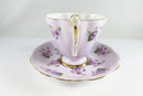 Royal Standard Fine Bone China 2612 Purple Violets Tea Cup & Saucer product image for Just Stuff I Sell, clear front view, neutral background, original listing photo, optimized descriptive alt text, centered composition variant 4