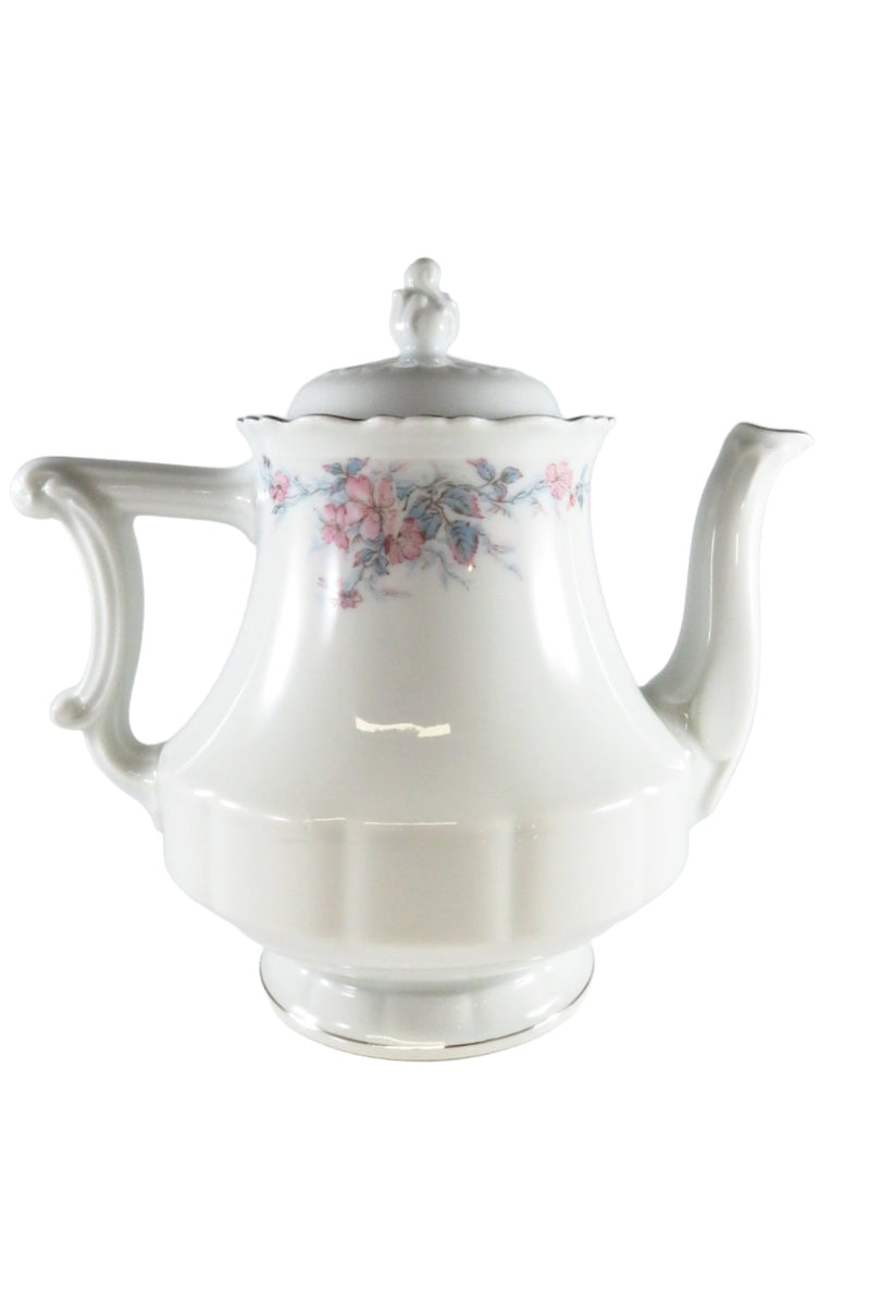 Limoges France Fine China Haviland Angelique Flower Leaf - Coffee Pot Teapot Tea