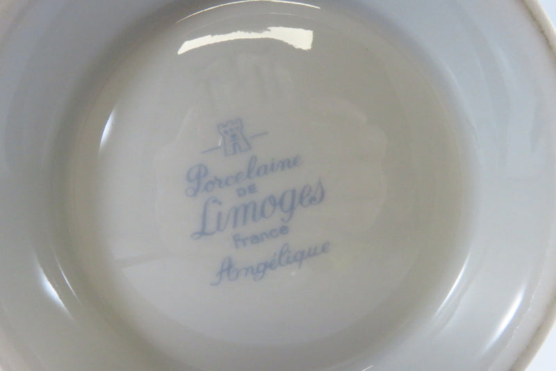Limoges France Fine China Haviland Angelique Flower Leaf - Coffee Pot Teapot Tea