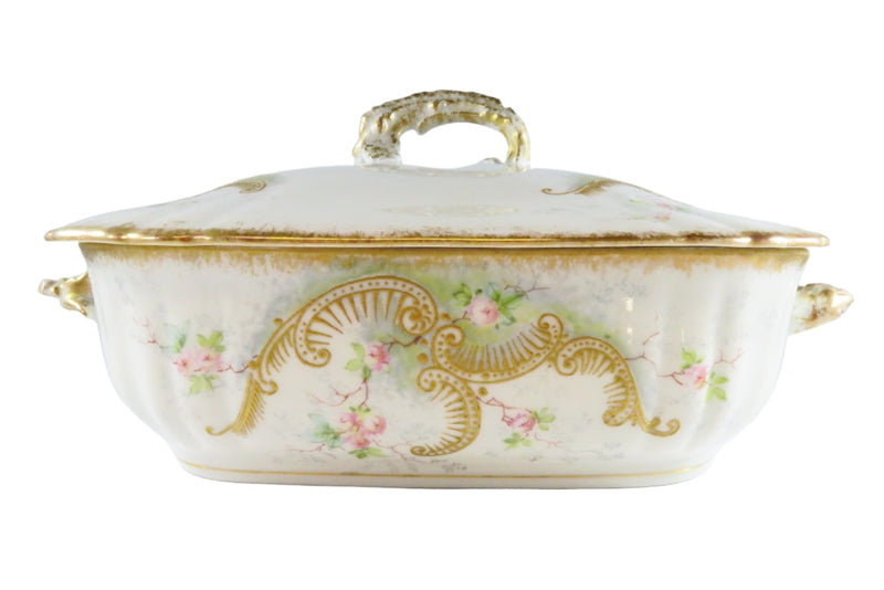 c1900 Lazarus Straus and Sons L S & S Limoges Frances Covered Dish — Pottery & Glass:Pottery & China:China & Dinnerware:Nippo