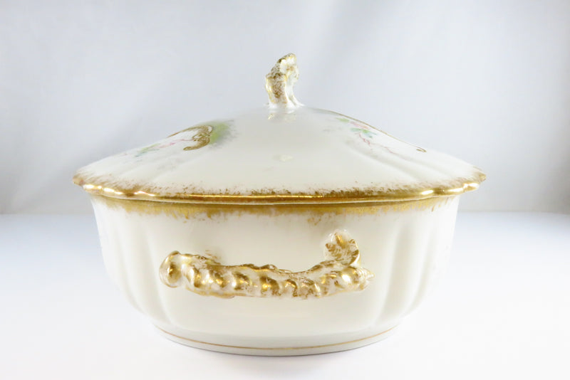 c1900 Lazarus Straus and Sons L S & S Limoges Frances Covered Dish