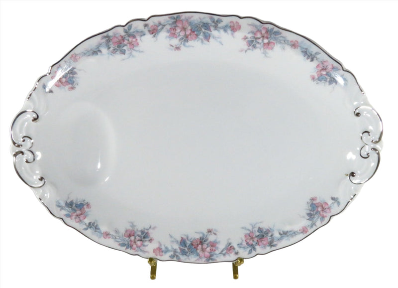 Limoges France Fine China Haviland Angelique Flower Serving Platter 13 1/2