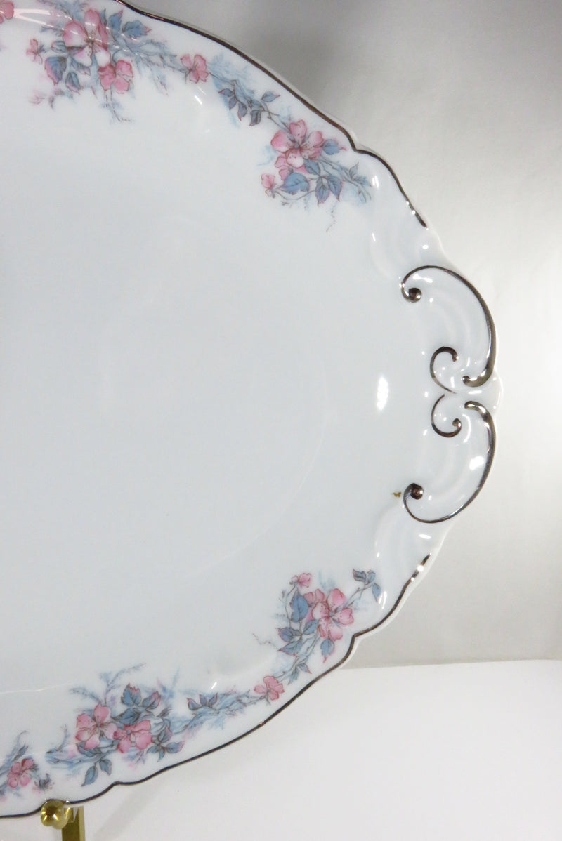 Limoges France Fine China Haviland Angelique Flower Serving Platter 13 1/2"