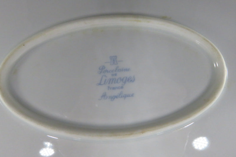 Limoges France Fine China Haviland Angelique Flower Serving Platter 13 1/2"