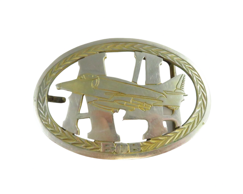 Vintage Douglas A4 Skyhawk A4D Gilt Belt Buckle BOB 1 3/4" Belt — Clothing, Shoes & Accessories:Specialty:Vintage:Vintage Acc