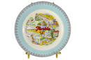 Florida Sunshine State Cypress Gardens Silver Springs Souvenir Plate Vintage c1960's — Pottery & Glass:Pottery & China:China