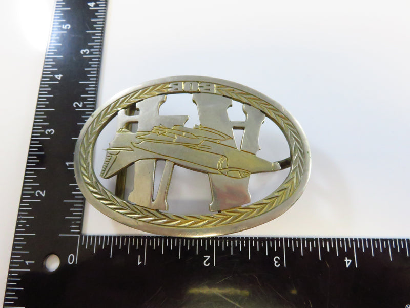 Vintage Douglas A4 Skyhawk A4D Gilt Belt Buckle BOB 1 3/4" Belt