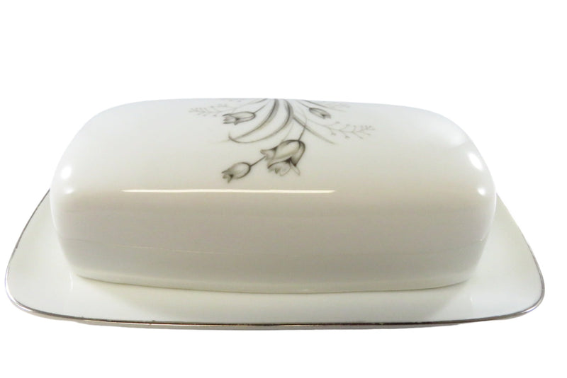 Creative Royal Elegance Butter Dish With Lid Fine China Floral Decor