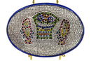 Oval Ceramic Plate Miracle of Loaves and Fish Israel Armenian Holy Land Products — Pottery & Glass:Pottery & China:China & Di