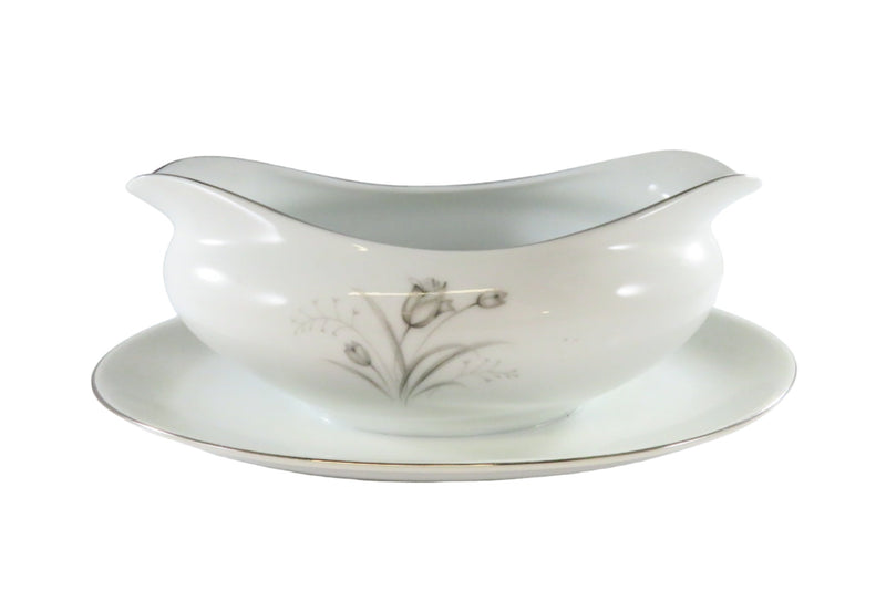 Creative Royal Elegance 9" Gravy Boat Fine China Floral Decor