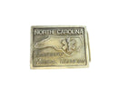 Vintage White Metal North Carolina Emergency Medical Tech Belt Buckle 1 1/2" — Clothing, Shoes & Accessories:Specialty:Vintag