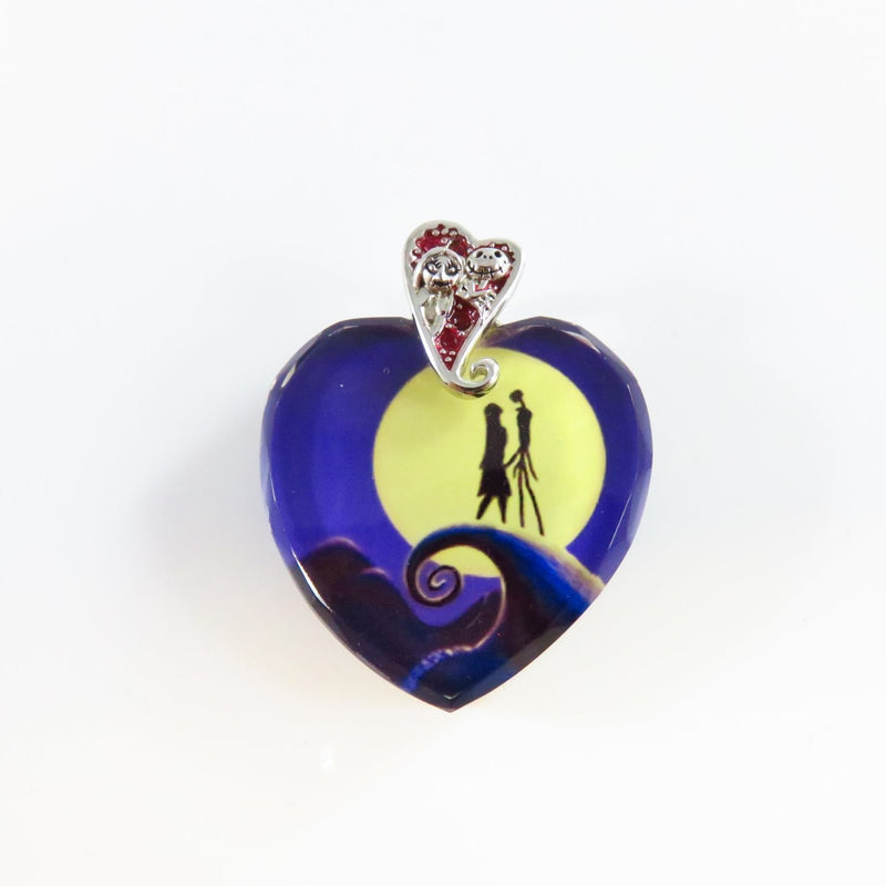 The Bradford Exchange Nightmare Before Christmas Crystal Heart Pendant