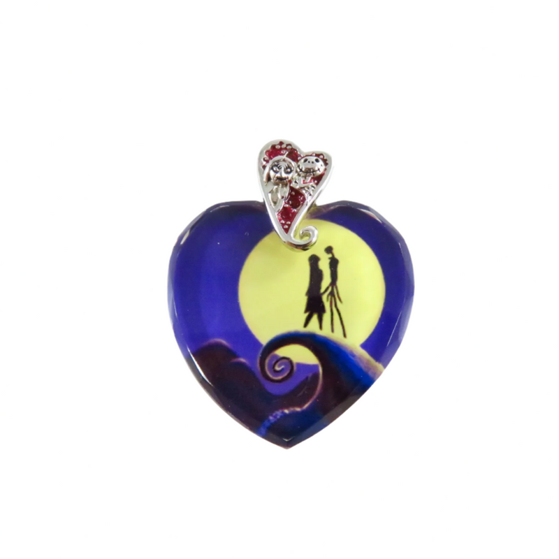 The Bradford Exchange Nightmare Before Christmas Crystal Heart Pendant