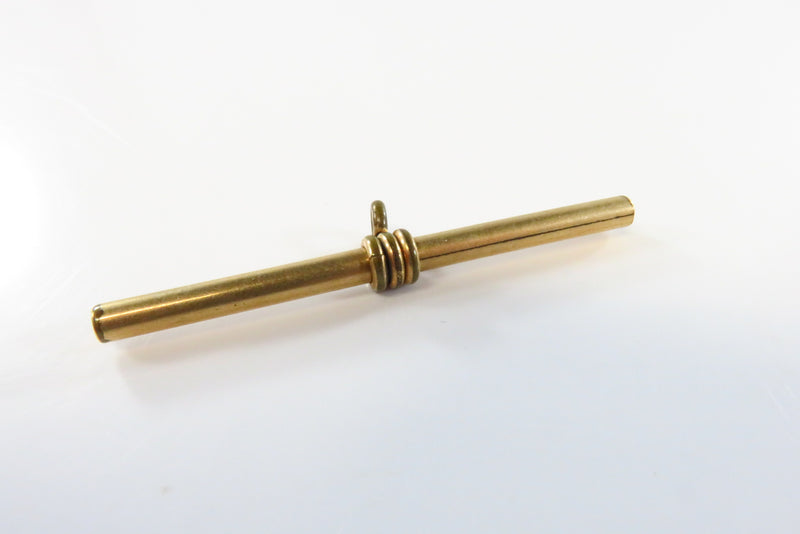 Antique Gold Tone 49mm T-Bar for Pocket Watch Chain