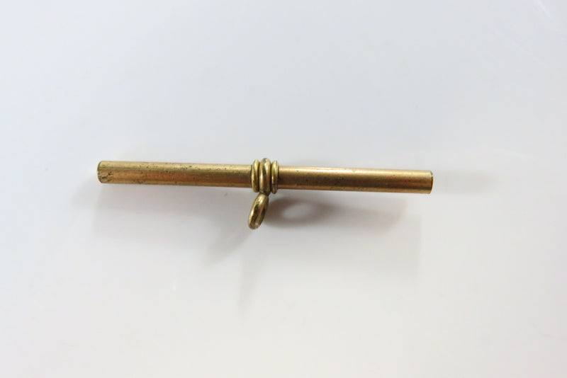 Antique Gold Tone 37.33mm T-Bar for Pocket Watch Chain
