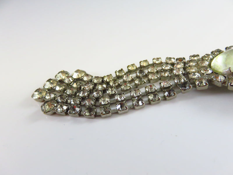 Vintage Kandell & Marcus N.Y. Jelly Belly Chandelier Tassel Rhinestone Pin Brooch