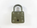 Vintage Master Lock Co. No. 99 Steel Padlock Milwaukee USA No Key