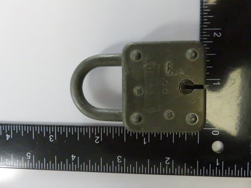 Vintage Master Lock Co. No. 99 Steel Padlock Milwaukee USA No Key
