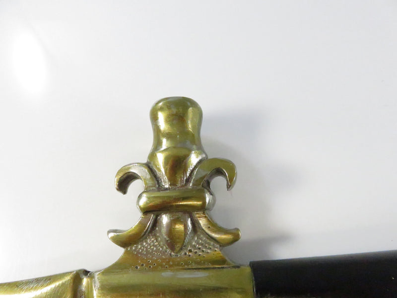 Vintage Ladies of the Pocahontas Ceremonial Tomahawk Gavel – Brass & Wood – 1959 Presentation Piece