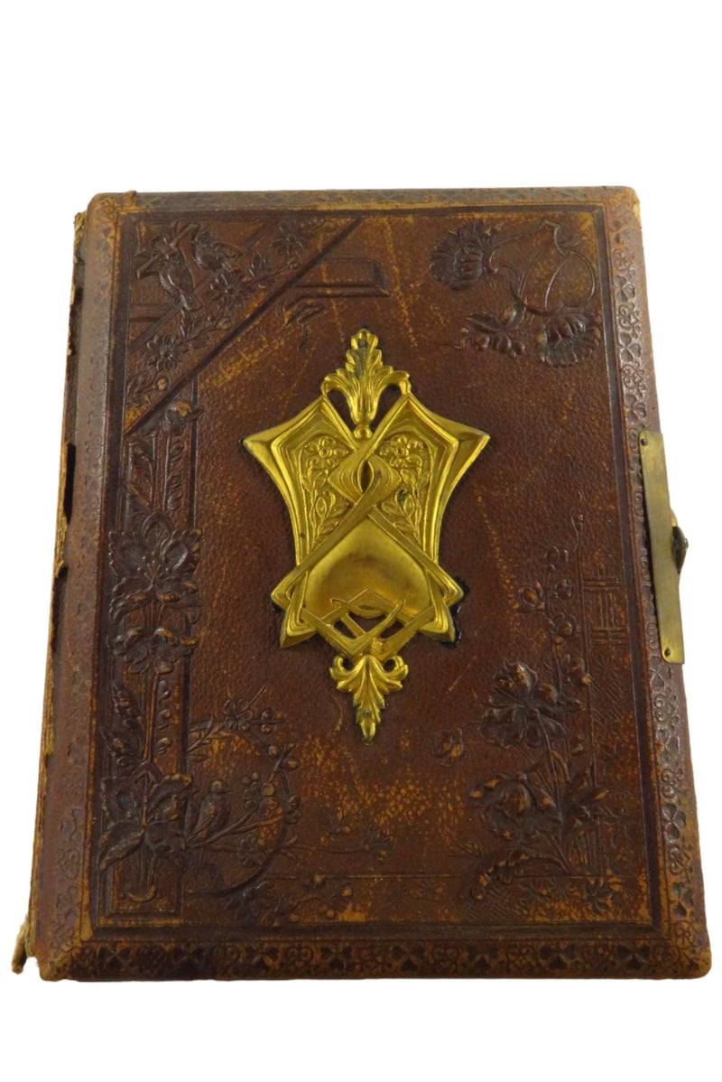 Victorian Leather Bound Cabinet Card CDV Photo Album