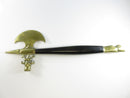 Vintage Ladies of the Pocahontas Ceremonial Tomahawk Gavel – Brass & Wood – 1959 Presentation Piece