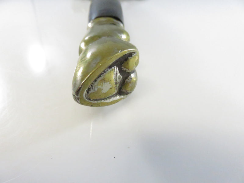 Vintage Ladies of the Pocahontas Ceremonial Tomahawk Gavel – Brass & Wood – 1959 Presentation Piece