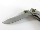 Vintage Folding Pocket Knife Stainless Blade Aluminum Handle “Laguiole-Style” Folder