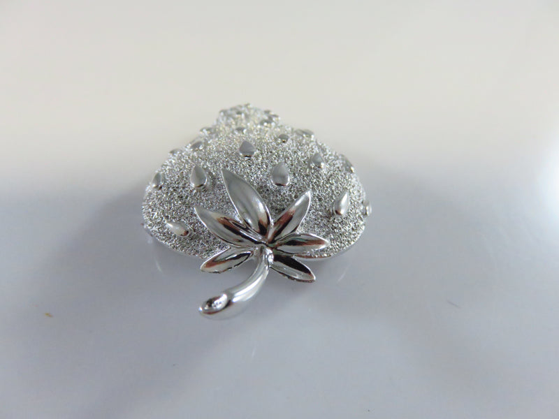 c1968 Strawberry Ice Brooch by Sarah Coventry