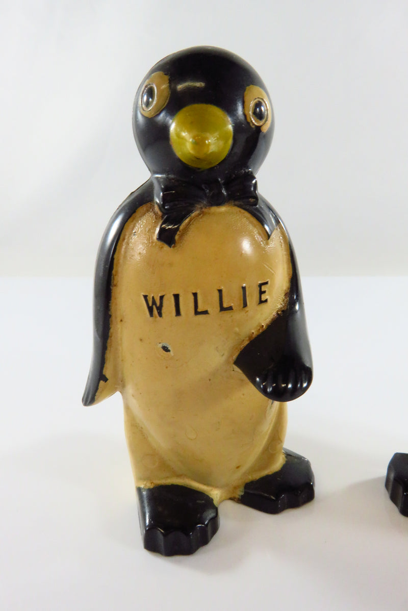 Vintage Willie & Black Pearl Millie Salt & Pepper Shaker Set Kool Cigarettes