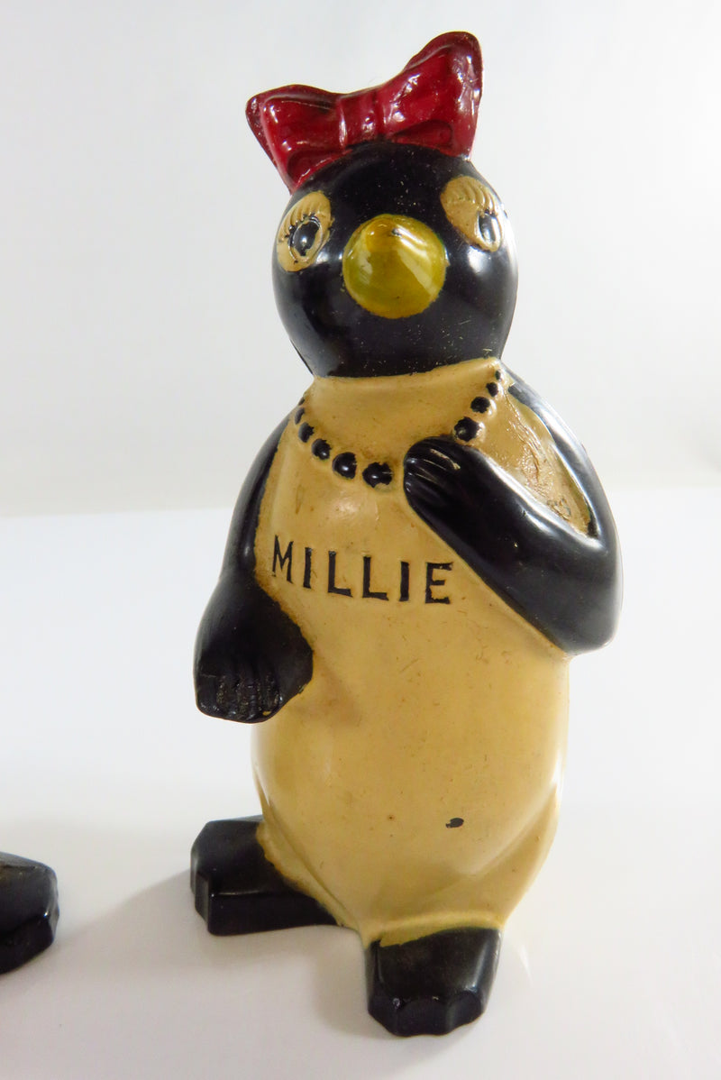 Vintage Willie & Black Pearl Millie Salt & Pepper Shaker Set Kool Cigarettes