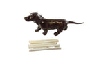 c1970 Smoking Dog Novelty Trick Toy Vending Mechanical Servants Inc — Match Box — front view
