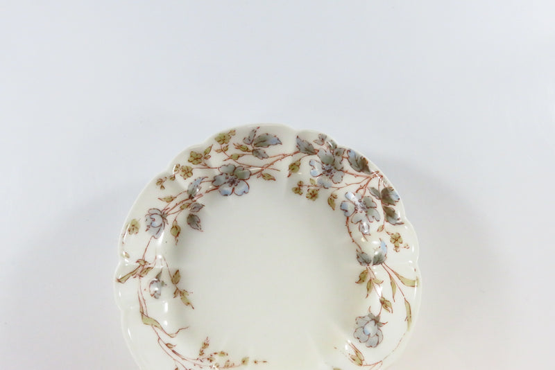 Haviland & Co Limoges France Small Coffee Tea Cup and Saucer With Flowers