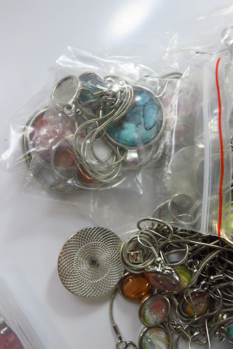 Grouping of Misc Jewelry Crafting Making Components as Pictured
