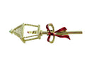 Gerry's Christmas Lantern Red Enameled Bow Brooch Pin 2 1/2 — Jewelry & Watches:Vintage & Antique Jewelry:Costume:Victorian,