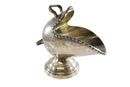 Silver-Plate Salt/Sugar Scuttle-Cellar Scoop EPNS India — Silver — front view