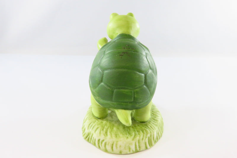Lefton Ceramic Turtle Mushroom Snail Figurine Hand Painted China