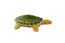 Ceramic Turtle Figurine by Wony Ltd Japan 5 3/8" Long — front view