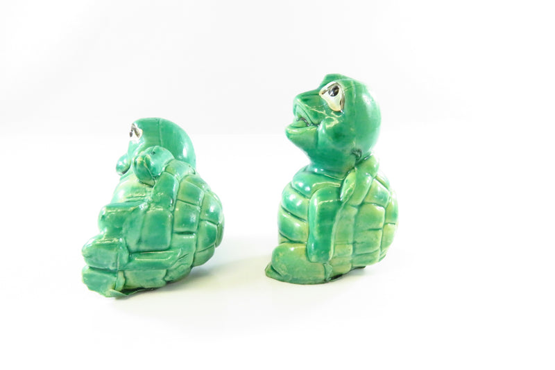 Hard Plastic Turtle Figures Pencil Toppers? C1990