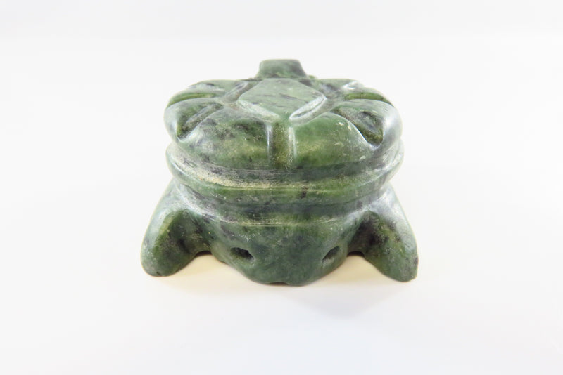 Southwestern Style Turtle Pendant Carved Stone Turtle 2" x 1 3/8" x 7/8"
