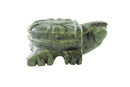 Southwestern Style Turtle Pendant Carved Stone Turtle 2" x 1 3/8" x 7/8" — front view