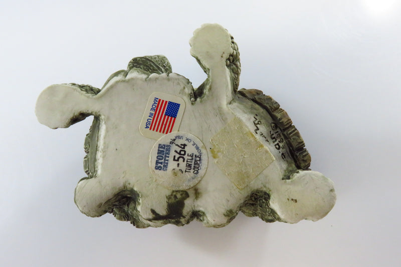 Stone Critters S-564 Turtle Couple Resin Figurine