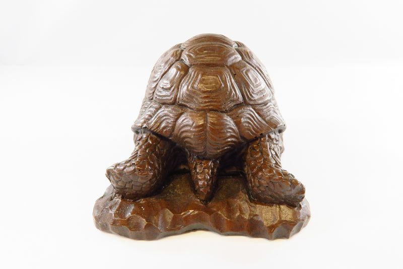 Dark Brown Great Detail Tortoise Figurine Red Mill Mfg Resin Figurine